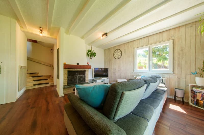 Acquisition en résidence secondaire possible - Charmant chalet avec vue panoramique exceptionnelle sur la plaine du Rhône (4)