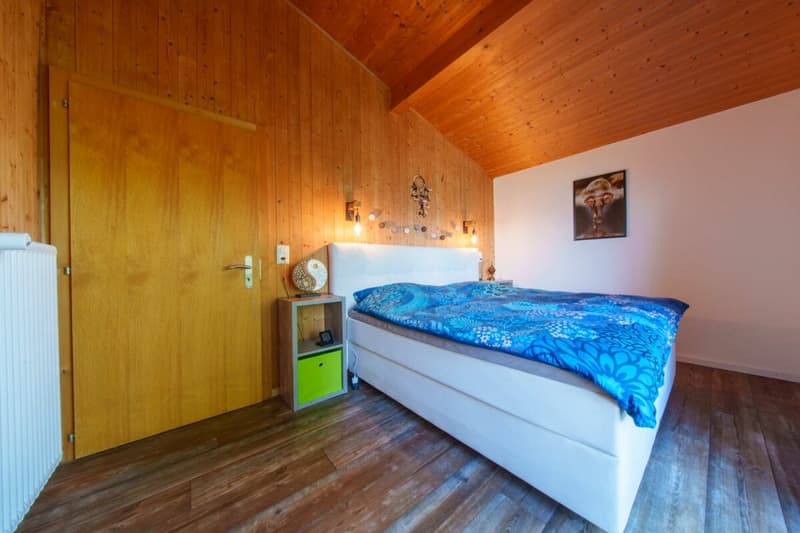 Acquisition en résidence secondaire possible - Charmant chalet avec vue panoramique exceptionnelle sur la plaine du Rhône (8)