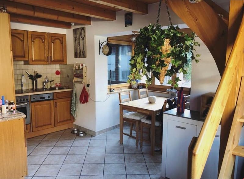 Charmant appartement de 3 pièces avec cheminée à Saillon (2)