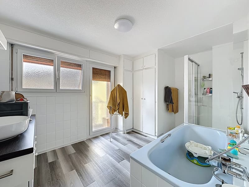 Maison avec deux appartements, carnotzet et garage – Miège (10)