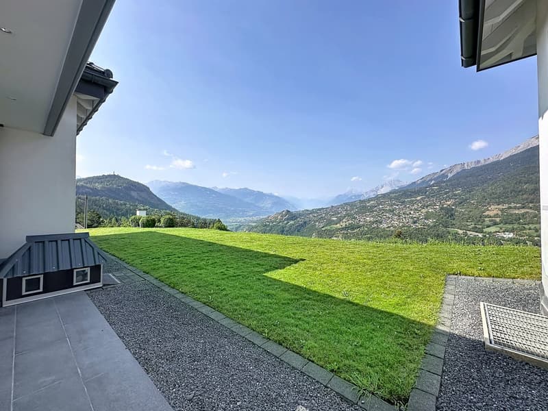 Propriété de caractère avec vue panoramique et vaste parcelle à Icogne (4)