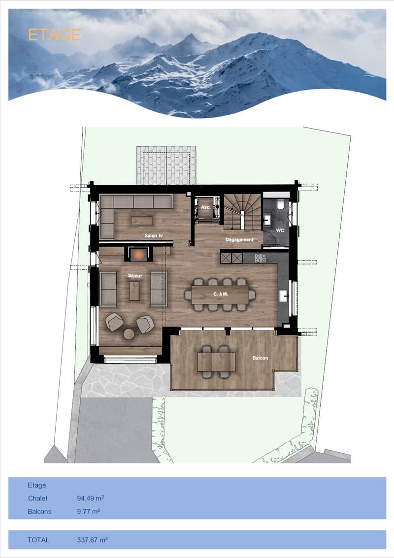 Plan étage