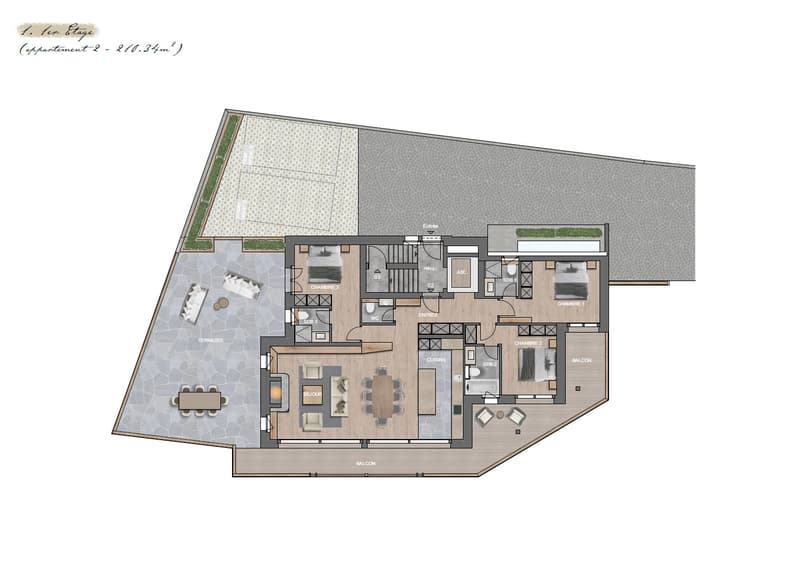 plan 1er étage