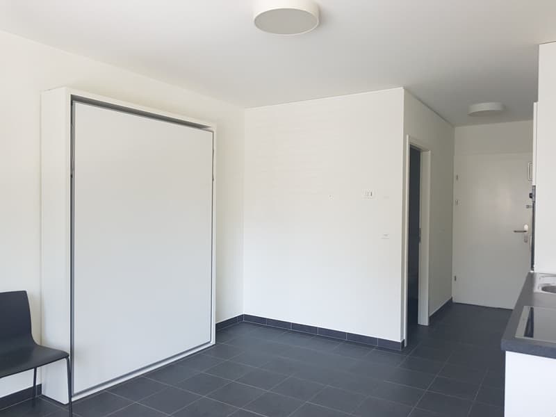 À louer, un joli petit studio meublé, tout équipé, à l'entrée Ouest de Sion ! (1)