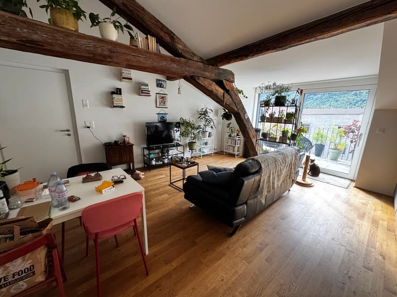 PETIT BIJOU ! À louer, en plein centre de Martigny, un appartement atypique de 2 pièces 1/2 ! (6)