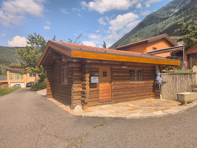 Opportunité ! À louer, un charmant petit mazot d'une pièce 1/2, avec petite terrasse aux Valettes ! (10)