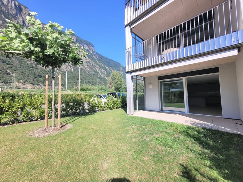 À louer ! Un magnifique appartement de 3 pièces 1/2, avec pelouse, à Martigny ! (8)