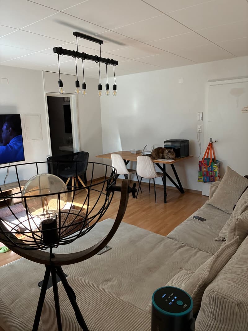 À louer, un joli appartement de 2 pièces 1/2, dans un immeuble d'époque, au coeur de St-Maurice ! (3)