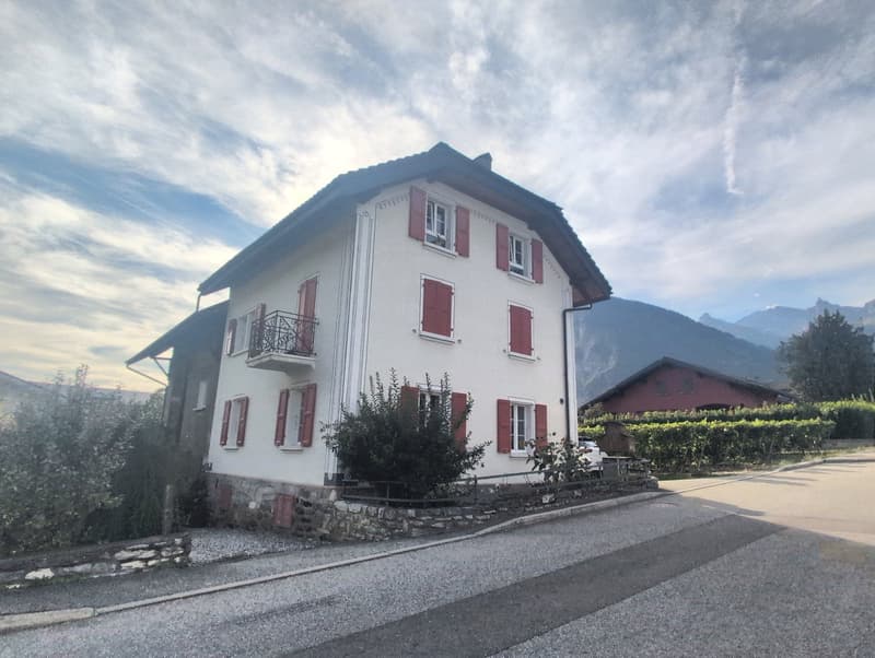 À louer ! un très bel appartement de charme de 4 pièces 1/2 en duplex, à St-Pierre-de-Clages ! (15)