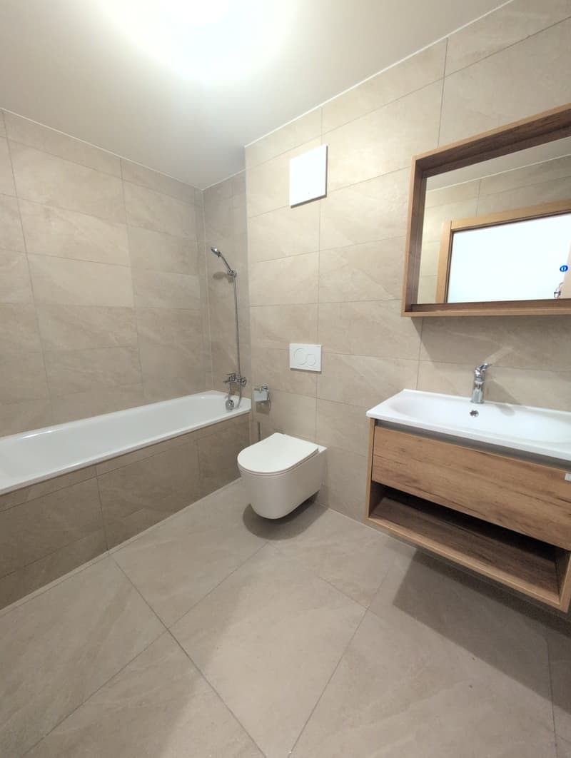 Belle opportunité ! Très bel appartement de 3 pièces 1/2, avec terrasse, à louer à Saxon ! (10)
