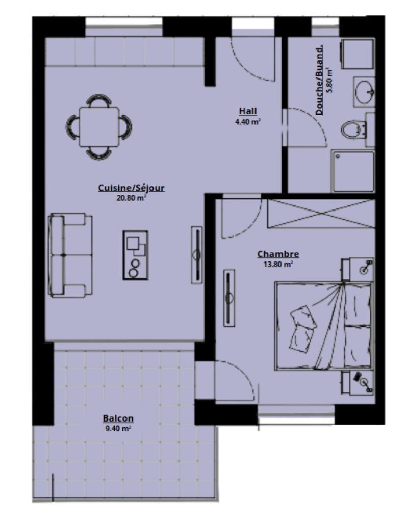 Appartement de 2.5 pièces (7)
