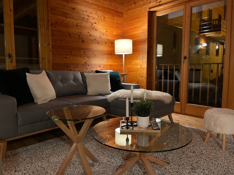 Appartement 5.5 pièces en triplex entièrement rénové, vendu meublé – Les Marécottes (6)