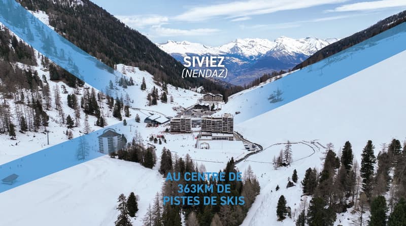 Magnifique 4.5 pcs en bas des pistes de Siviez - Résidence La Rosablanche (2)