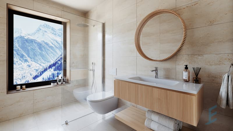 Weisshorn Lodge - Salle de douche / Weisshorn Lodge - Duschraum / Weisshorn Lodge - Shower room
