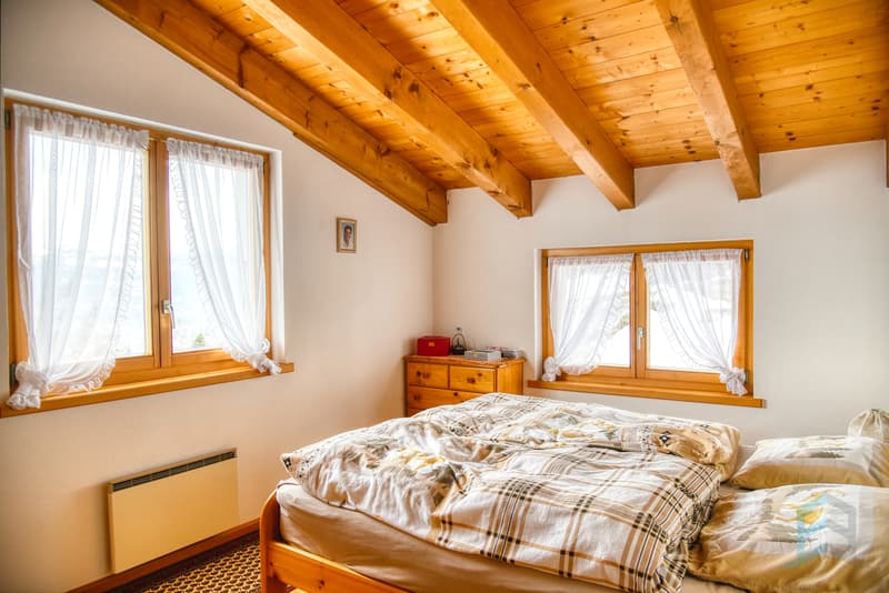 Chalet Vercorin - Chambre 1  / Chalet Vercorin - Zimmer 1 / Chalet Vercorin - Room 1