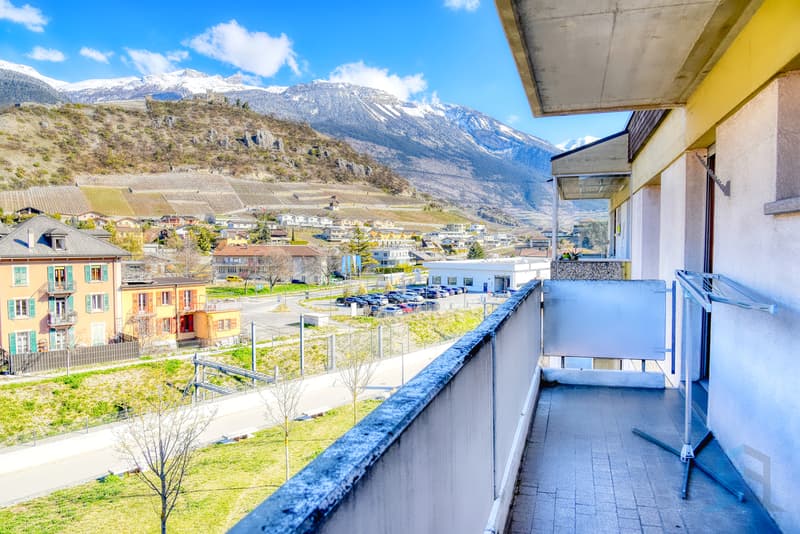 Appartement Sierre - Balcon nord / Wohnung Sierre - Nordbalkon / Apartment Sierre - North balcony