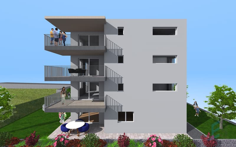Appartement sur plan - Réchy / Wohnung auf Plan - Réchy / Apartment on plan - Réchy