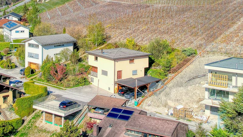 Villa Miège - Vue drone / Villa Miège - Drohnenansicht / Villa Miège - Drone view