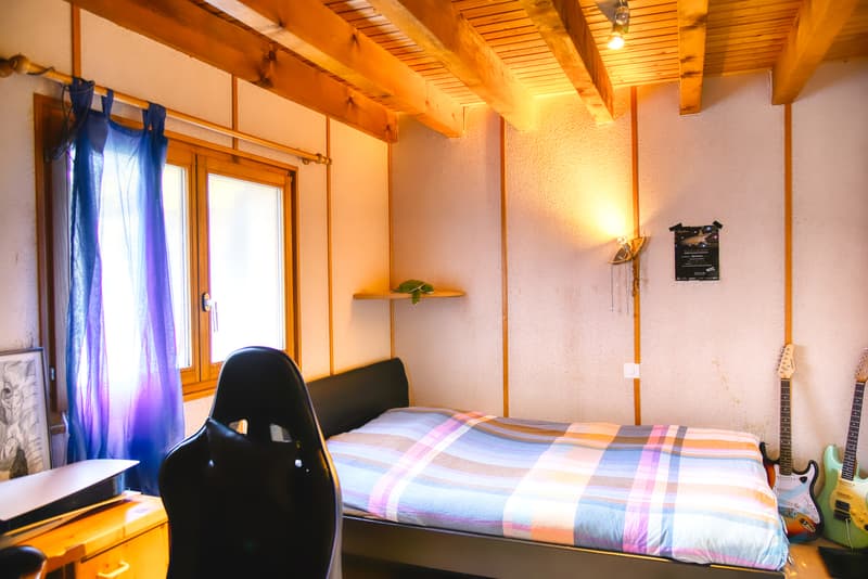 Chalet Niouc - Chambre à coucher 1 / Chalet Niouc - Schlafzimmer 1 / Chalet Niouc - Bedroom 1