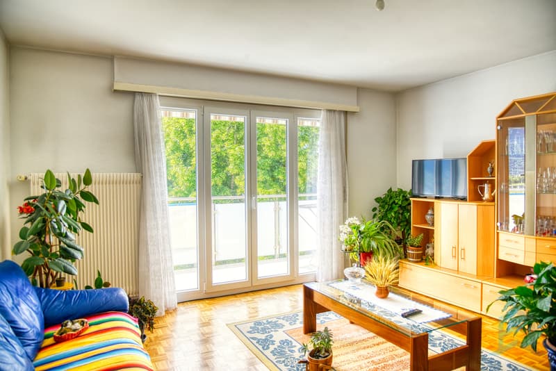 Appartement Veyras -  Séjour / Wohnung Veyras - Wohnzimmer / Apartment Veyras - Living room
