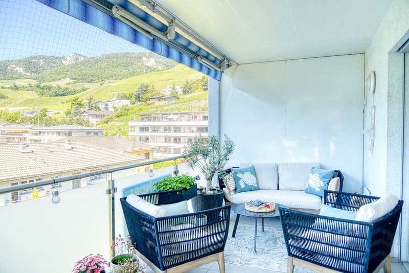 Appartement Sierre - Balcon / Wohnung Sierre - Balkon / Appartement Sierre - Balcony