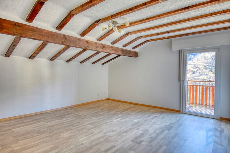 Appartement Vissoie - Séjour / Wohnung Vissoie - Wohnzimmer / Apartment Vissoie - Living room