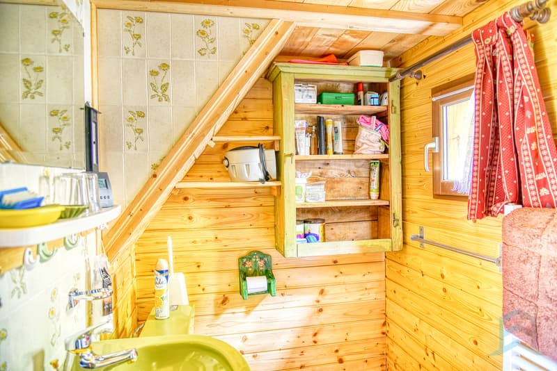 Chalet Ayer - Salle de douche / Chalet Ayer - Duschraum / Ayer Chalet - Shower Room