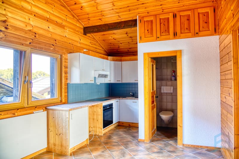 Chalet Niouc - Studio cuisine / Chalet Niouc - Studio mit Küche / Chalet Niouc - Studio with Kitchen