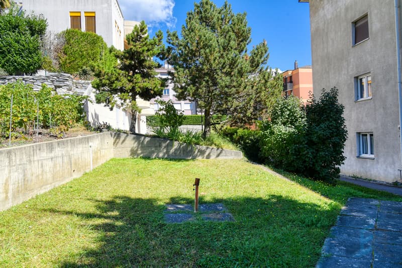 Appartement Sierre - Jardin en copropriété / Wohnung in Sierre - Garten in Miteigentum / Apartment in Sierre - Shared Garden