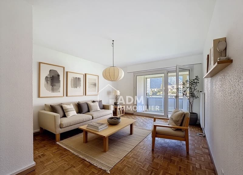 Martigny - Appartement 3.5 pièces avec balcon vitré et vue dégagée (1)