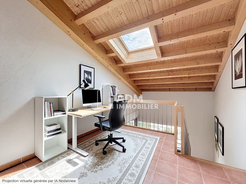 Coin mezzanine - photo retravaillée