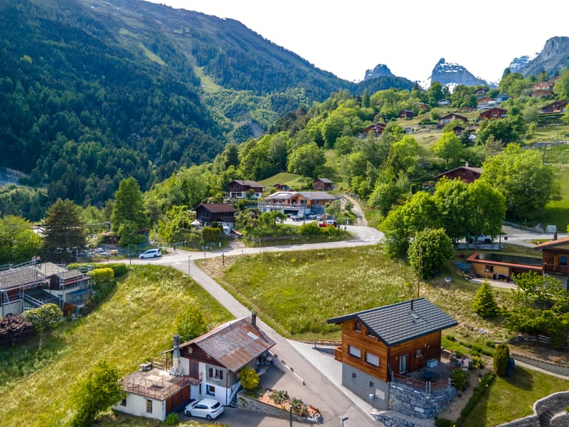 Dugny (Leytron), terrain à bâtir 612 m2 avec cadre exceptionnel (4)