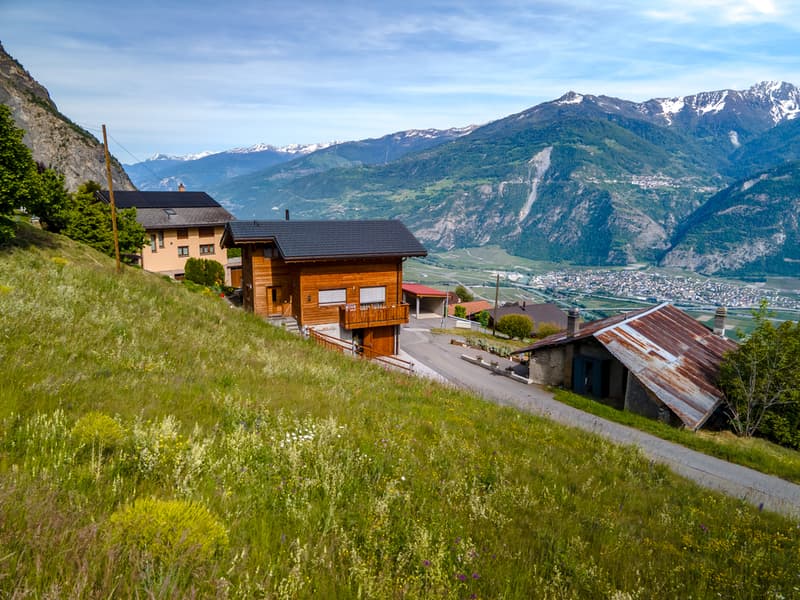 Dugny (Leytron), terrain à bâtir 612 m2 avec cadre exceptionnel (7)