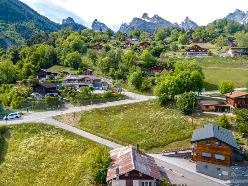 Dugny (Leytron), terrain à bâtir 612 m2 avec cadre exceptionnel (5)
