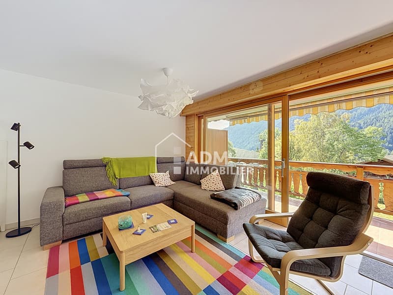 Ovronnaz, appartement 3.5 pièces avec vue dégagée sur les Alpes (1)