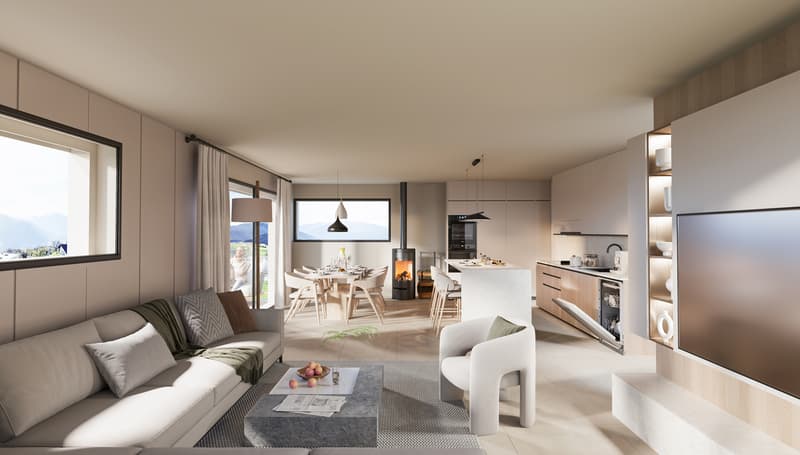Villa moderne Ayent - Ensoleillement optimal et vue sur montagne (2)