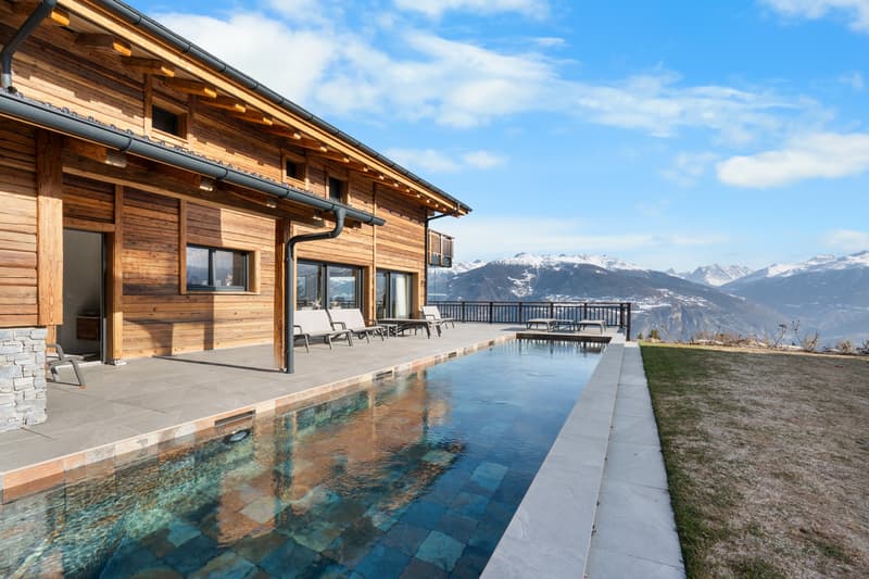 Chalet de prestige à Mayens d'Arbaz - Piscine et Vue imprenable (2)