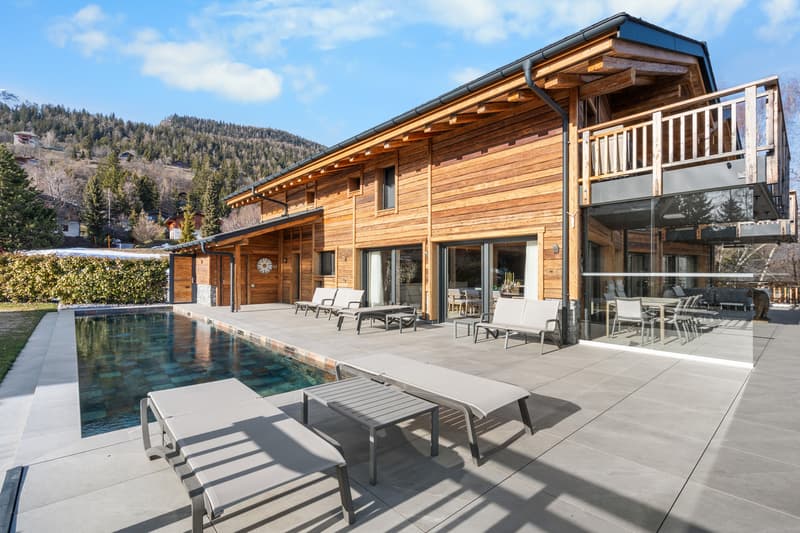 Chalet de prestige à Mayens d'Arbaz - Piscine et Vue imprenable (7)