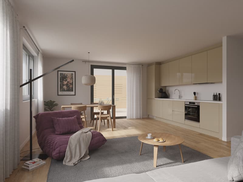 Appartement neuf de 4,5 pièces en rez-de-jardin (3)