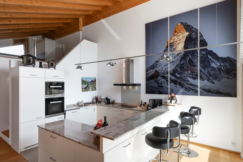 5.5 Zimmer Dachwohnung an grandioser Lage in Grächen (4)