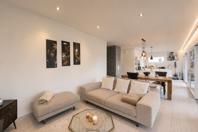 Magnifique attique 3½ pièces avec grande terrasse/véranda à Aproz-Sion (5)