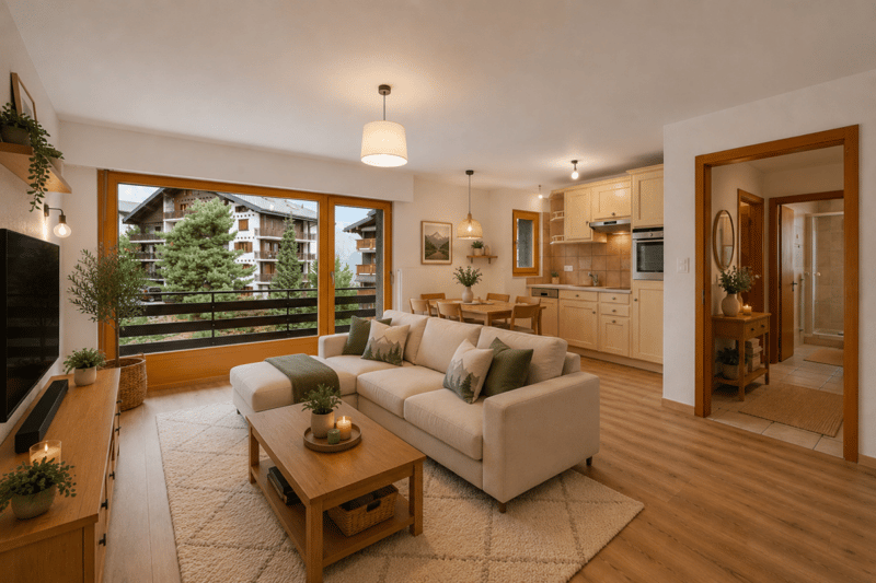 Appartement 3.5 pièces au 5ème et dernier étage avec place de stationnement (21)