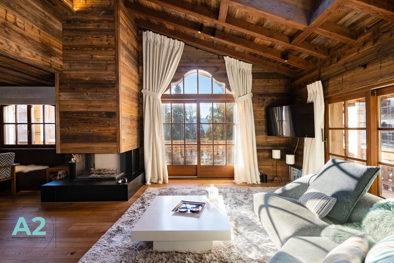 A Louer à la semaine: Appartement d'exception au centre de Crans (2)