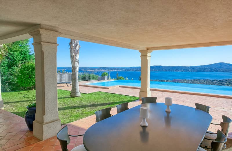 LOCATION ÉTÉ - VILLA LUXUEUSE AVEC VUE SUR LA MER ET ST TROPEZ (7)