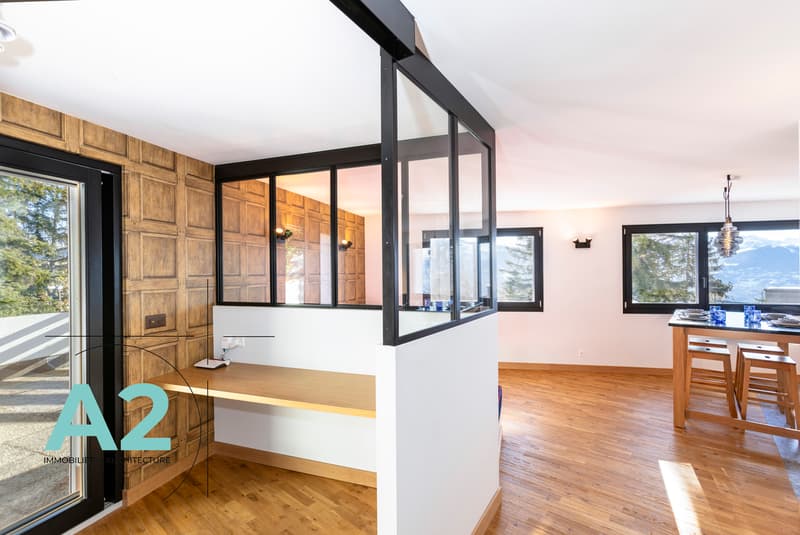 3 pcs rénové proche centre de Crans - LOCATION ANNEE, Dispo. Avril 26 (4)