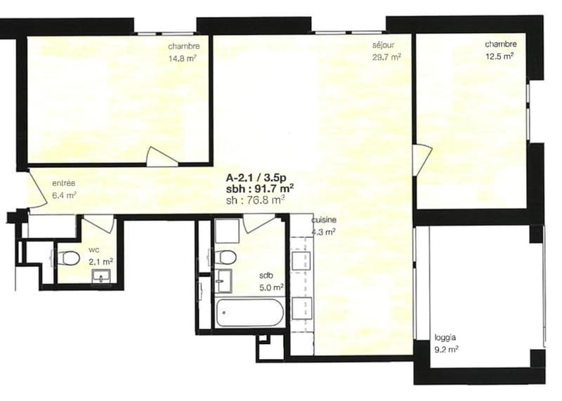 Location à l'année: appartement neuf au coeur du village de Montana (2)