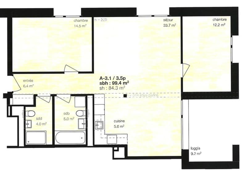 Location à l'année: appartement neuf au coeur du village de Montana (3)