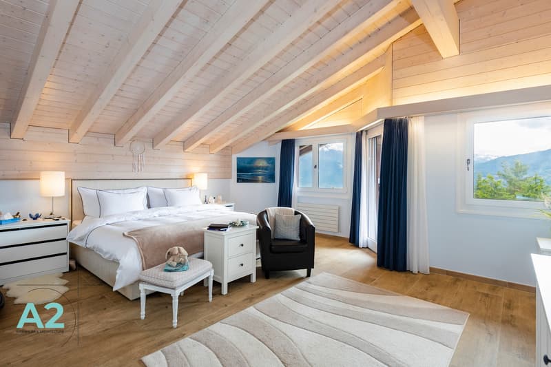 CHALET DE STANDING DE 6.5 PIÈCES AVEC PISCINE EXTÉRIEUR ET JACUZZI (8)