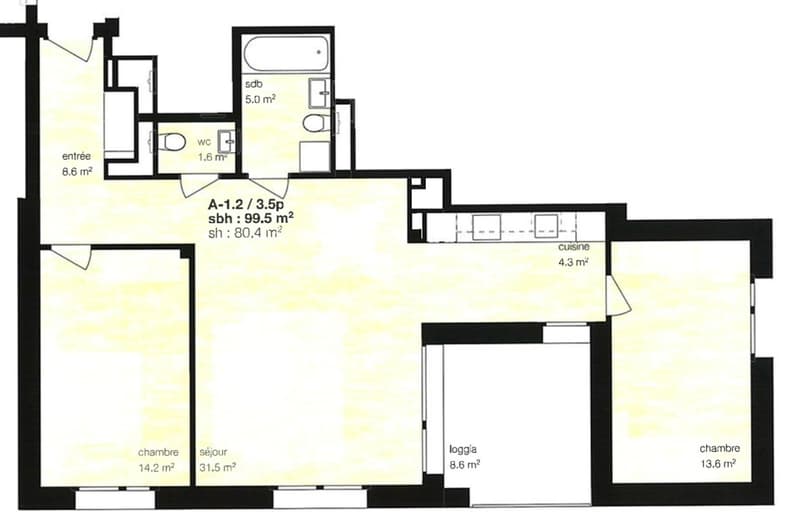 Location à l'année: appartement neuf au coeur du village de Montana (1)