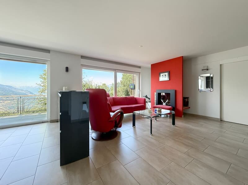Magnifique chalet à Nax avec vue panoramique exceptionnelle (10)